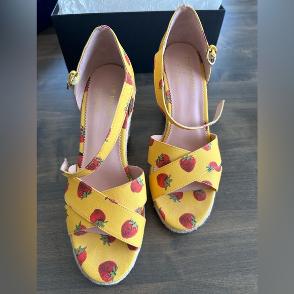 ⭐️⭐️ Host pick⭐️⭐️🍓J. Crew x Edie Parker Strawberry Espadrilele🍓 - Picture 14 of 14